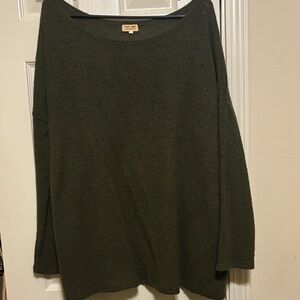 Dark Green Crew Neck Sweater